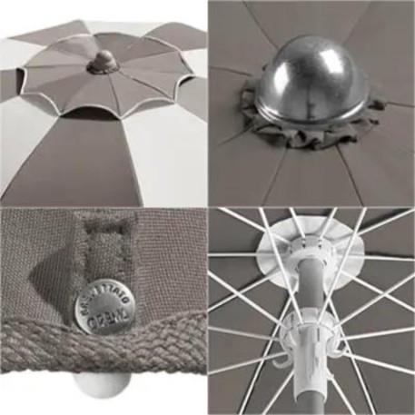 Парасоля садова Crema Outdoor Narciso ø200 см Bianco2