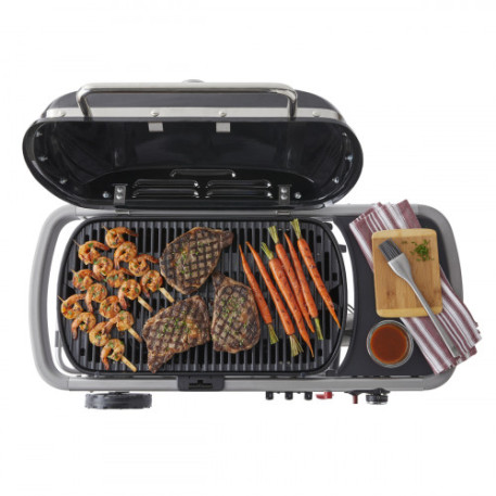 Газовий гриль Weber Traveler чорний2