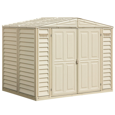 Сарай пластиковий DuraMate 240x163x186 см слонова кістка1