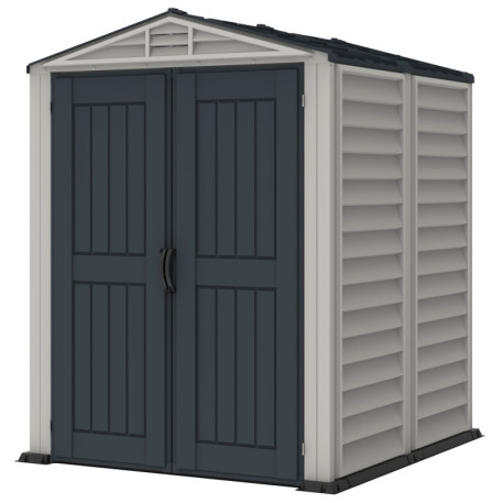 Сарай пластиковий YARDMATE 171X171X210 Сірий3