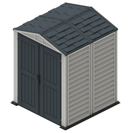 Сарай пластиковий YARDMATE 171X171X210 Сірий4