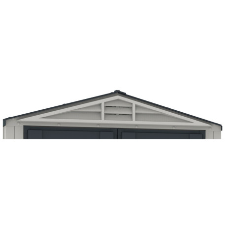 Сарай пластиковий YARDMATE 171X171X210 Сірий7