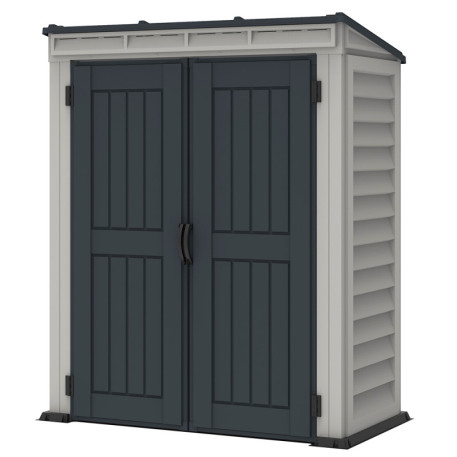 Сарай пластиковый YARDMATE 171X92X202 Серый1