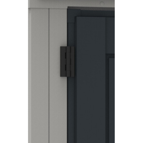 Сарай пластиковый YARDMATE 171X92X202 Серый5