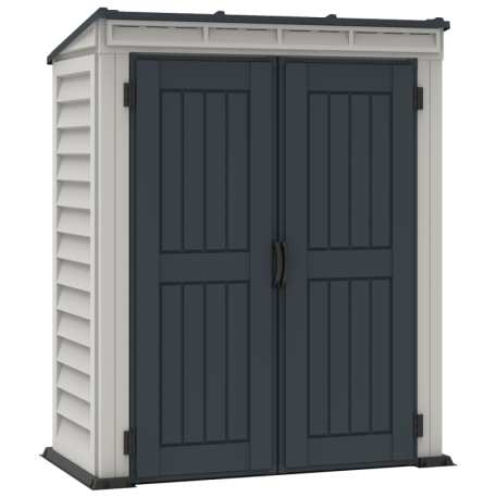Сарай пластиковый YARDMATE 171X92X202 Серый4