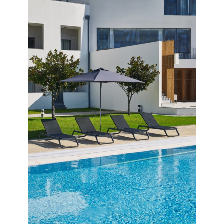 Шезлонг EZPELETA Vila Anthracite Антрацит6