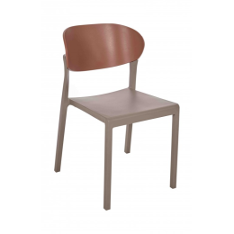 Стілець EZPELETA Bake Taupe Terracota теракотовий