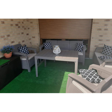 Комплект садових меблів Keter Corfu Set Curver Капучино1