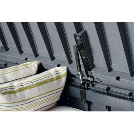Скриня для зберігання KETER GLENWOOD STORAGE BOX 390л Графіт5