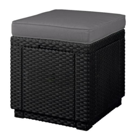 Комплект садових меблів Keter Corfu Max Grafit Grey + пуфи графіт5