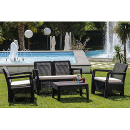 Комплект садових меблів Tarifa lounge set Графіт