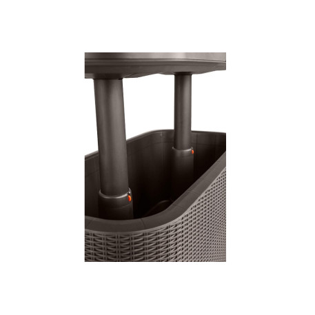 Садовый стол-бар Keter Bevy Bar Large Cool Bar Коричневый3