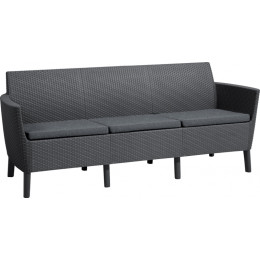 Диван садовий SALEMO 3 SEATER SOFA Графіт