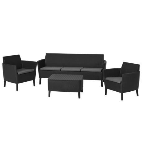Диван садовий SALEMO 3 SEATER SOFA Графіт2