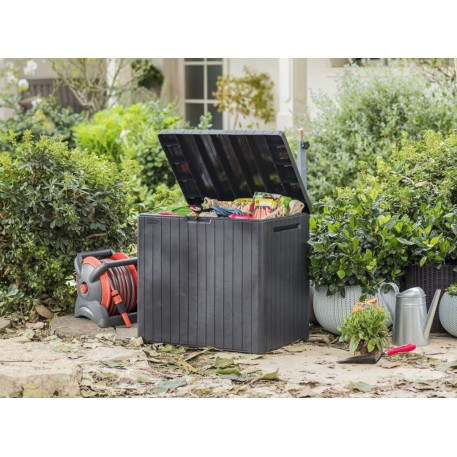 Ящик для зберігання Keter City Garden Plastic Storage Box 113л Графіт1