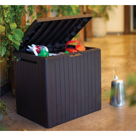 Ящик для зберігання Keter City Garden Plastic Storage Box 113л Графіт4