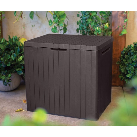Ящик для зберігання Keter City Garden Plastic Storage Box 113л Коричневий4