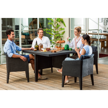 Комплект садових меблів KETER COLUMBIA SET 5 Графіт2