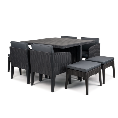 Комплект садових меблів KETER COLUMBIA SET 9 Графіт1