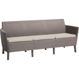 Диван садовий SALEMO 3 SEATER SOFA Капучино
