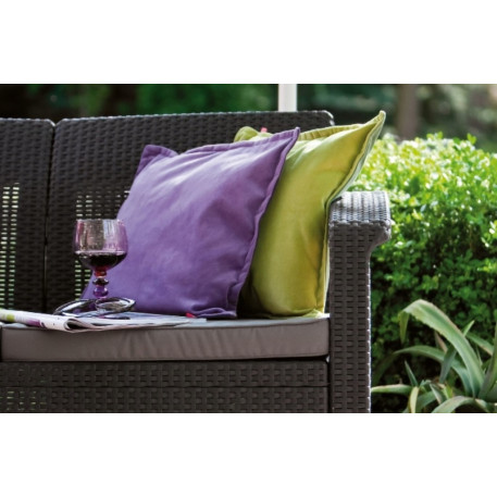 Диван садовий кутовий Keter Corfu RELAX SOFA Коричневий1
