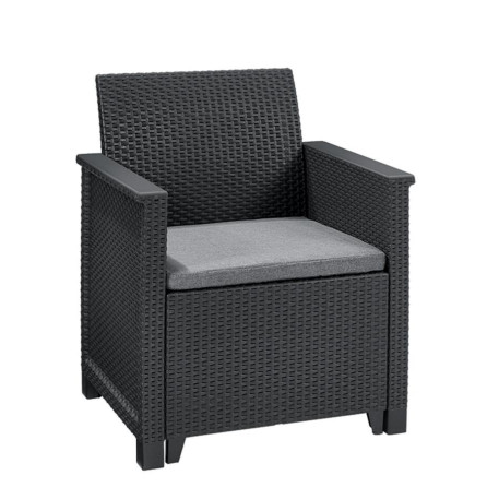 Комплект садових меблів EMMA BALCONY SET Графіт3