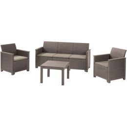 Комплект садових меблів EMMA 3 SOFA SET Капучино