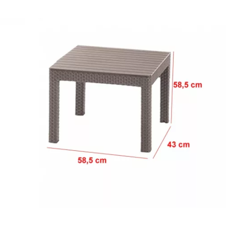 Комплект садових меблів EMMA 3 SOFA SET Капучино4