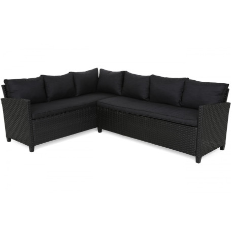Комплект садових меблів кутовий Home Garden LAGOS MUDDY Графіт3