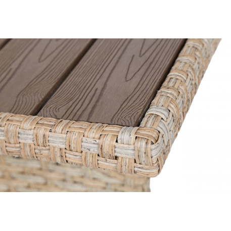 Комплект садових меблів кутовий Home Garden LAGOS MUDDY Бежевий5