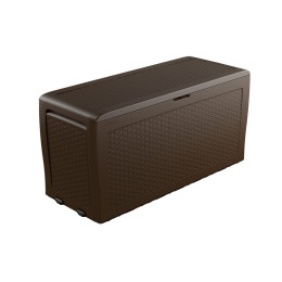 Садовий ящик Keter SAMOA RATTAN BOX 270 Коричневий