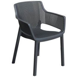 Стілець пластиковий Keter Eva Chair Графіт