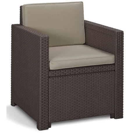 Комплект меблів для балкона Emma balcony Set Коричневий3