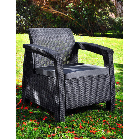Комплект крісел Keter Corfu Duo Set Графіт5
