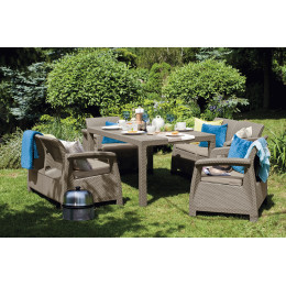Комплект садових меблів Corfu Fiesta Set Капучино