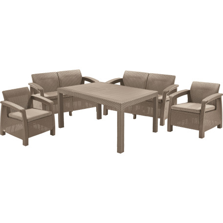 Комплект садових меблів Corfu Fiesta Set Капучино1