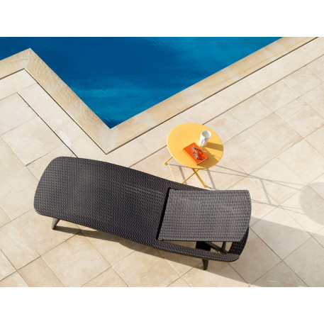 Комплект пластикових шезлонгів Keter Pacific Set 2шт. + Столик Графіт2