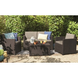 Комплект садових меблів Keter Monaco set коричневий
