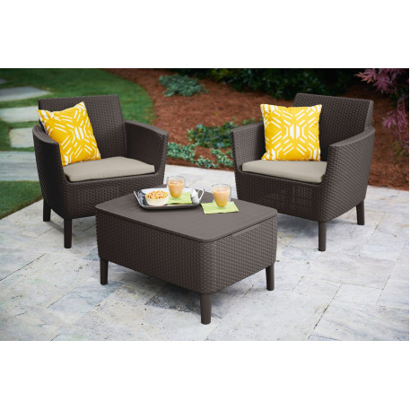 Набір меблів Allibert Salemo balcony set Коричневий1