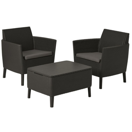 Набір меблів Allibert Salemo balcony set Коричневий2