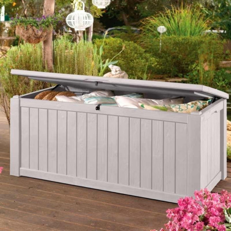 Ящик для зберігання KETER ROCKWOOD STORAGE BOX 570л Білий2
