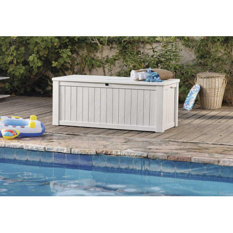 Ящик для зберігання KETER ROCKWOOD STORAGE BOX 570л Білий3