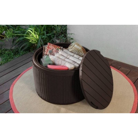 Стол-сундук KETER CIRCA RATTAN STORAGE BOX 140л Коричневый2