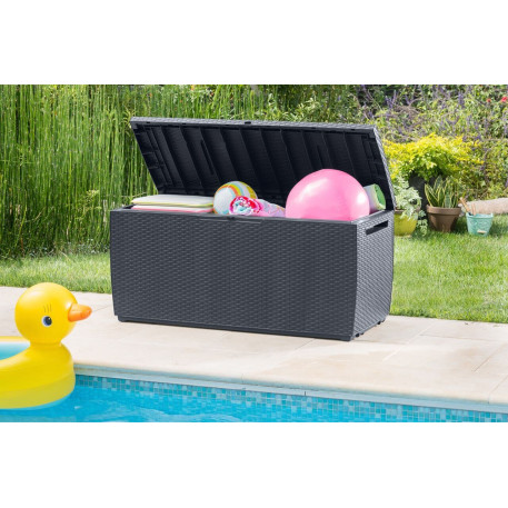 Скриня для саду KETER CAPRI STORAGE BOX 302л Графіт2