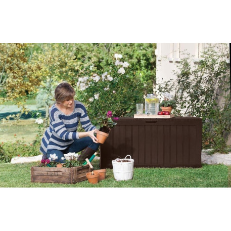 Скриня пластикова для зберігання KETER MARVEL PLUS 270л Коричнева4