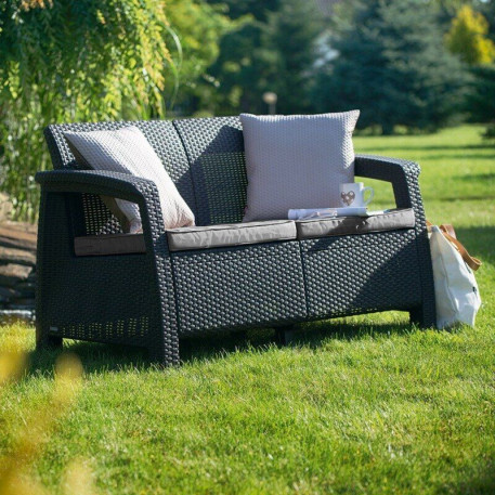 Комплект садових меблів KETER Corfu Rest Set Графіт5