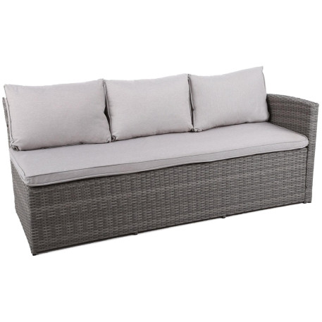 Комплект садових меблів кутовий Home Garden Santiago HG SANTIAGO Сірий3