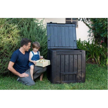 Компостер садовий KETER DECO 340л коричневий2