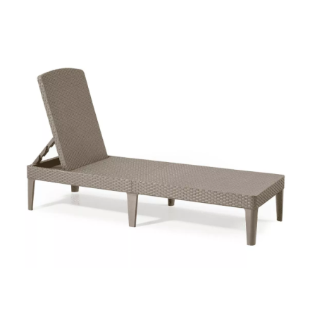 Шезлонг пластиковий Jaipur Sun lounger Капучино3