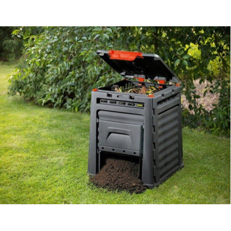 Компостер садовий Keter CURVER ECO COMPOSTER 320 Чорний6